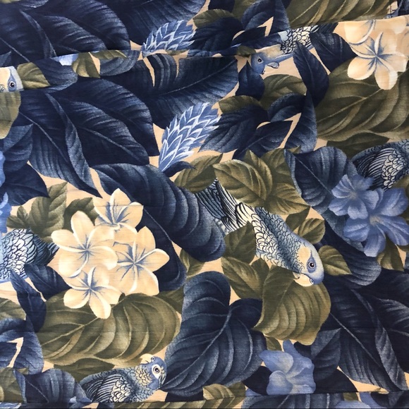 Vintage print side button ankle skirt - Picture 2 of 6